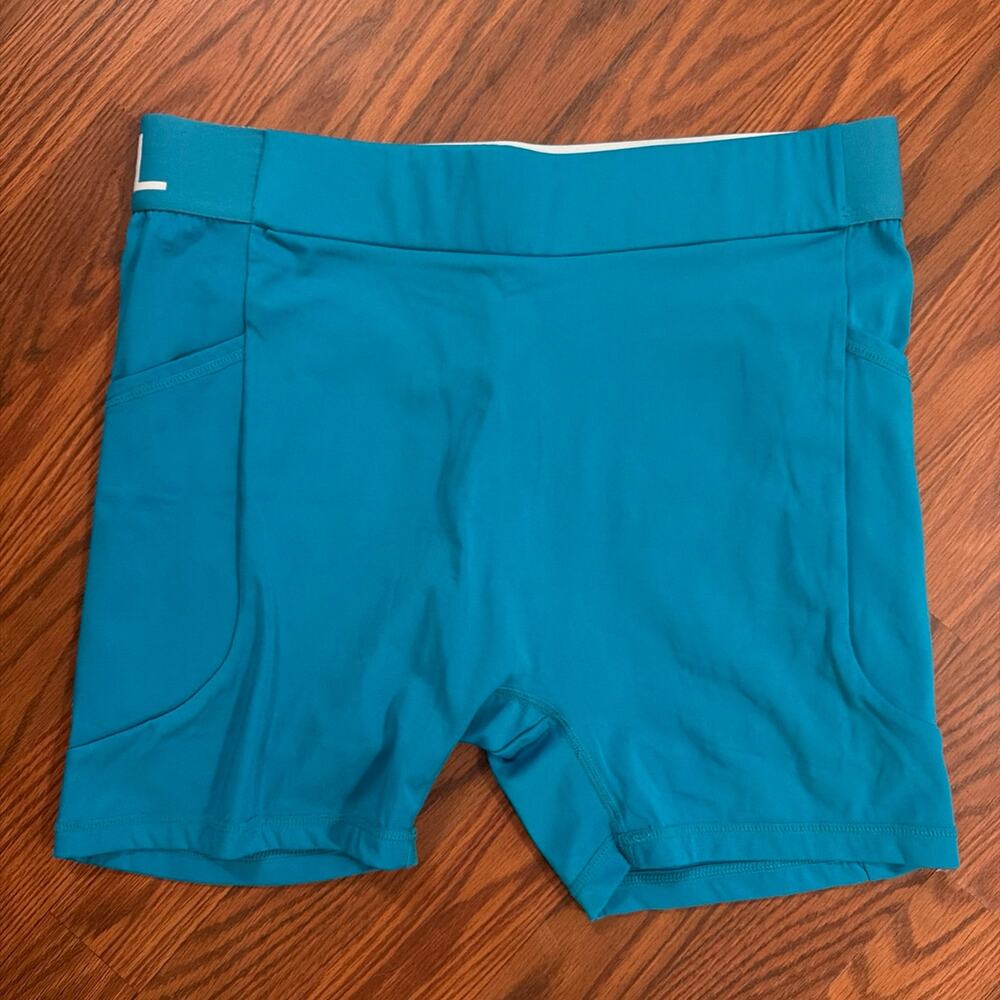 AYBL Bright Blue Biker Shorts Size XL - Picture 2 of 3
